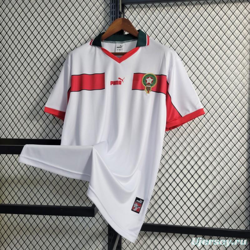 Retro 1998 Morocco Away Soccer Jersey