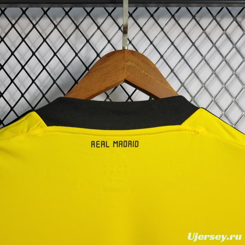 Retro 2011/12 Real Madrid Yellow Goalkeeper Jersey