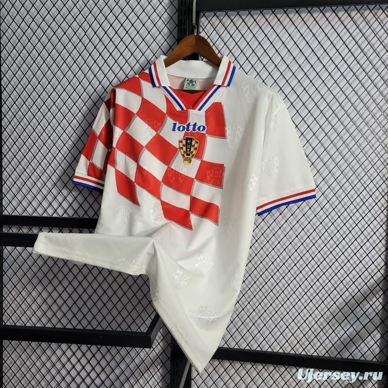 Retro 1998 Croatia Home Jersey