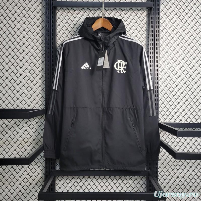 22-23 Flamengo Black Windbreaker