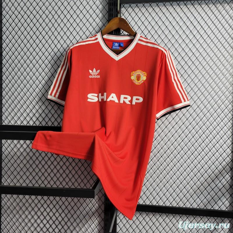 Retro 83/84 Manchester United Home Jersey