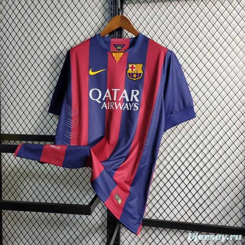 Retro 2014/15 Barcelona Home Jersey