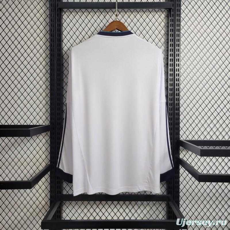 Retro Long Sleeve Retro 12/13 Real Madrid Home Jersey