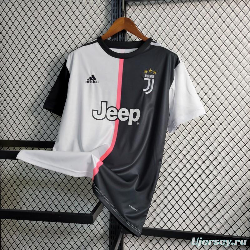 Retro 19/20 Juventus Home Soccer Jersey