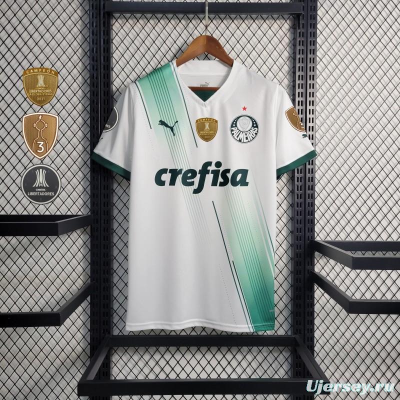 23/24 Palmeiras Away Jersey +With Full Sponsors+Patches