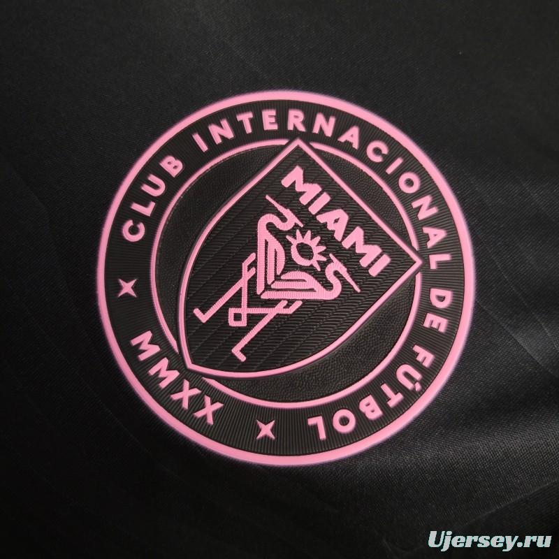 Player Version 23-24 Inter Miami Away Black Jersey