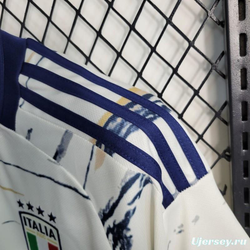 Retro 2023 Italy Away White Jersey
