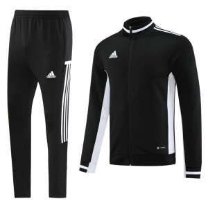 2023 Adidas Black White Full Zipper Jacket +Pants