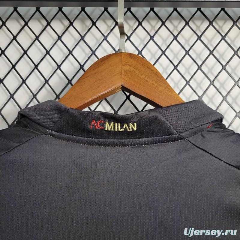 22/23 AC Milan Forth Black Red Jersey