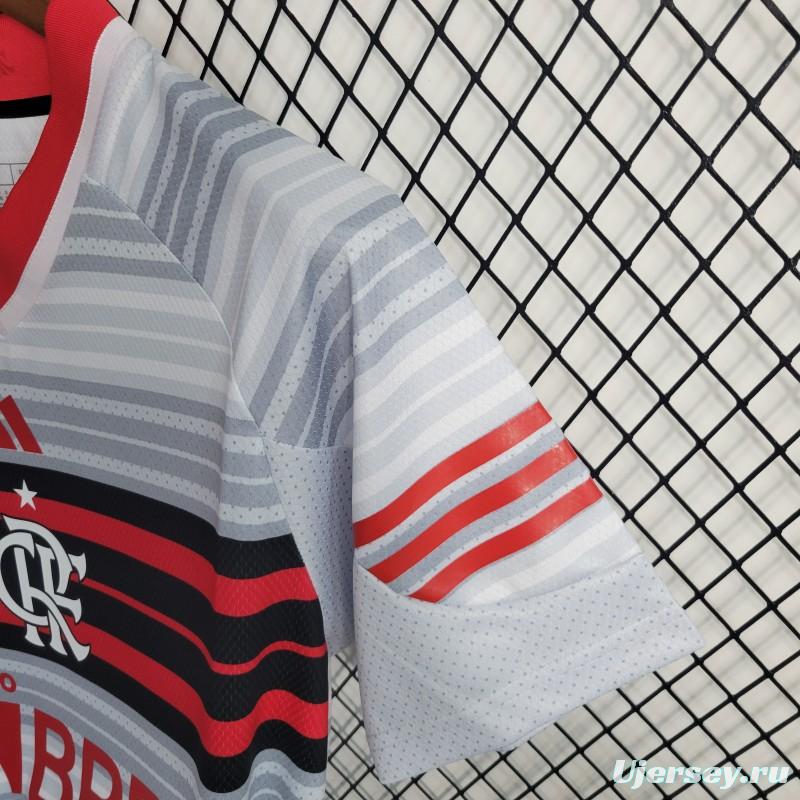 23-24 Flamengo Grey Stripe Special Edition Jersey