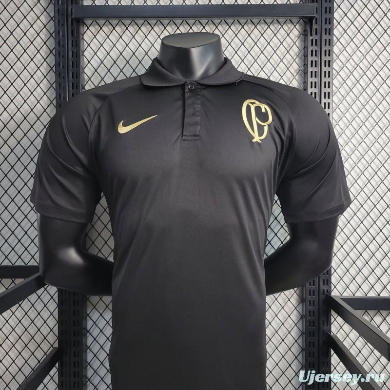 23-24 POLO Corinthians Black Training Jersey