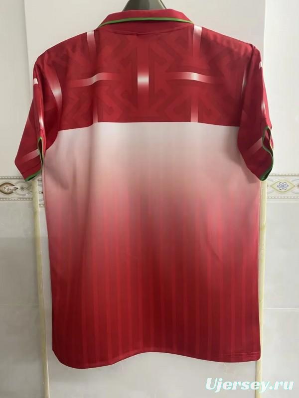 Retro 1994 Morocco Home Red Jersey