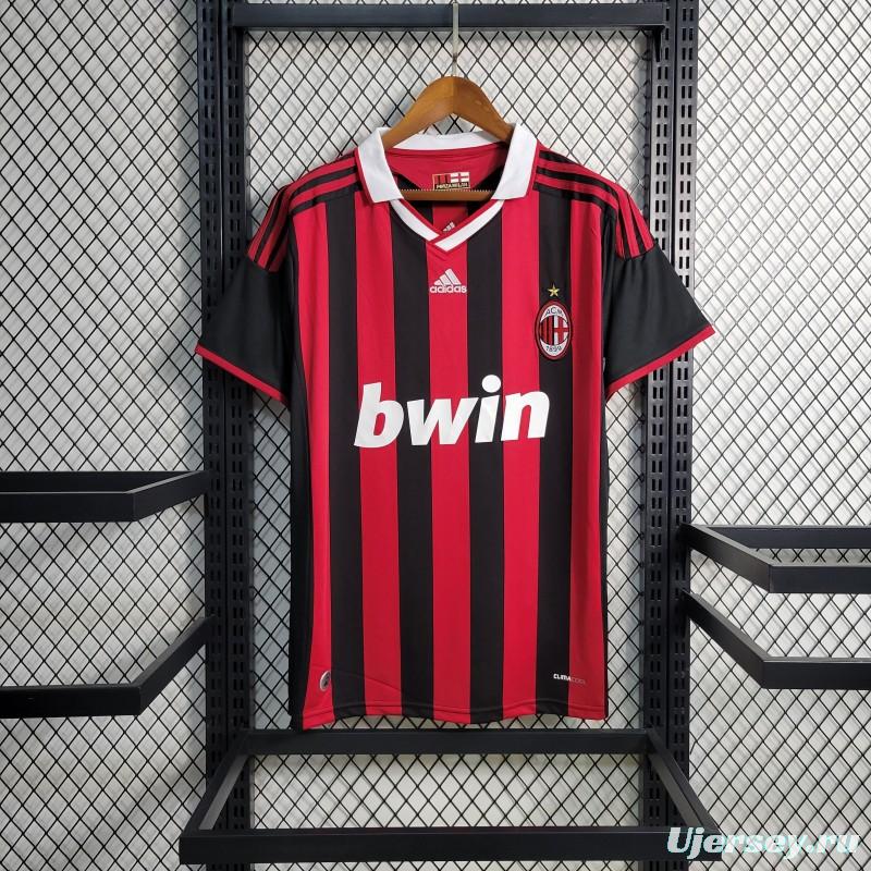 Retro 2009-10 AC Milan Home Jersey