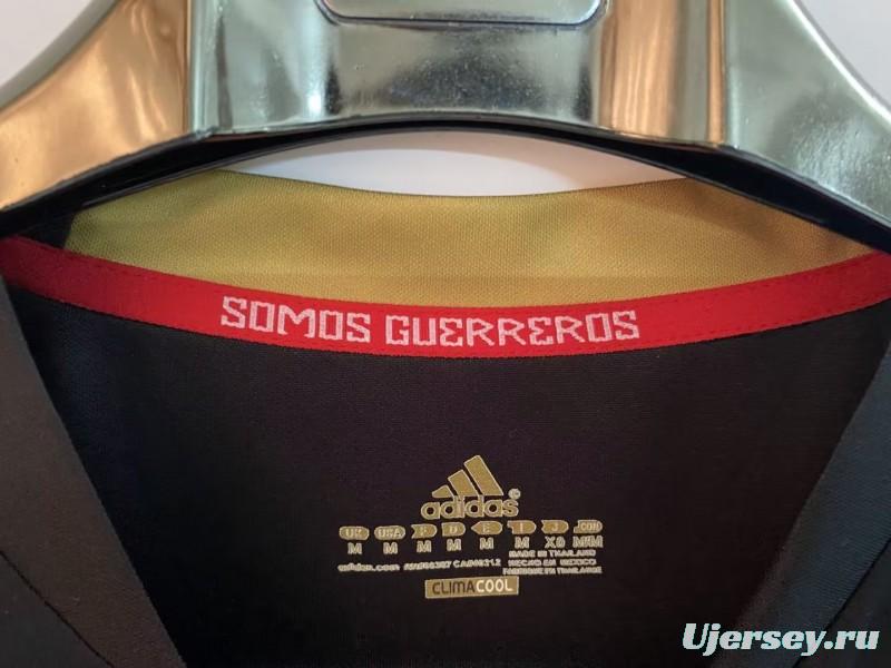 Retro 2011 Mexico Away Black Long Sleeve Jersey