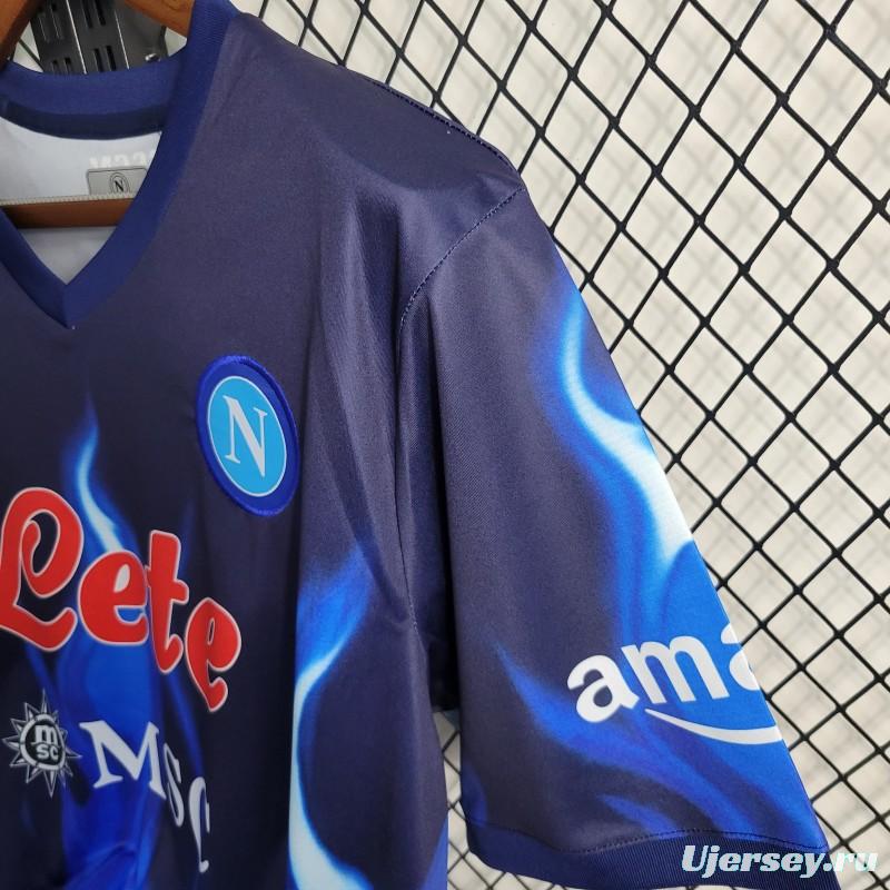 23-24 Napoli Flame Blue Jersey