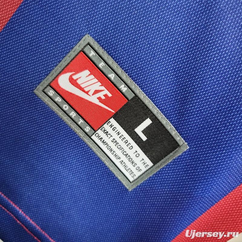 Retro 98-99 Barcelona Home Soccer Jersey