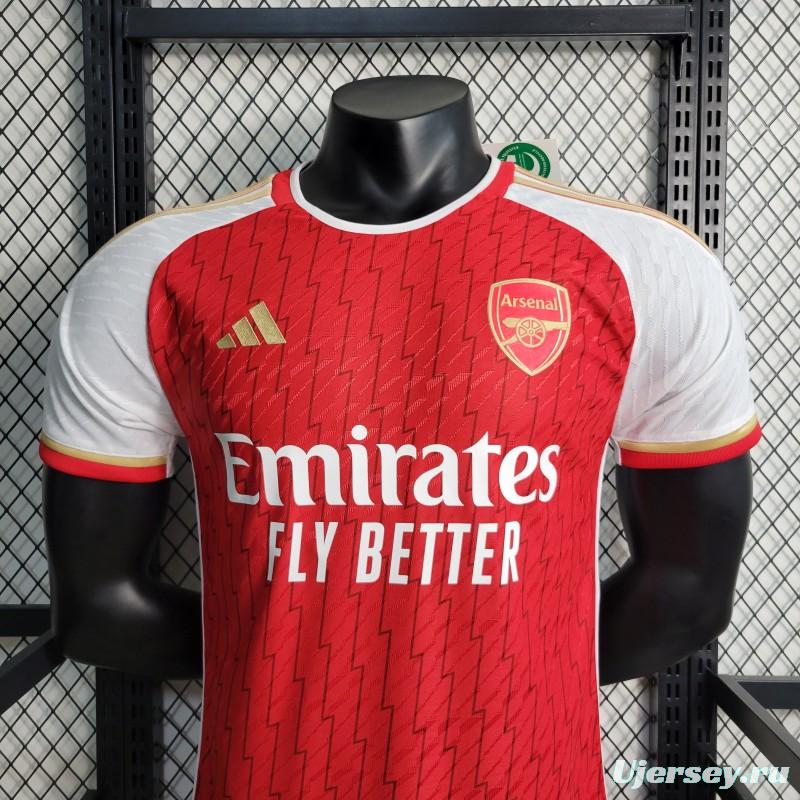 Player Version 23-24 Arsenal Home Jersey