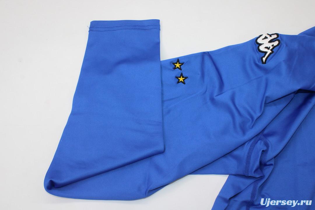 Retro 2000 Italy Home Long Sleeve Jersey