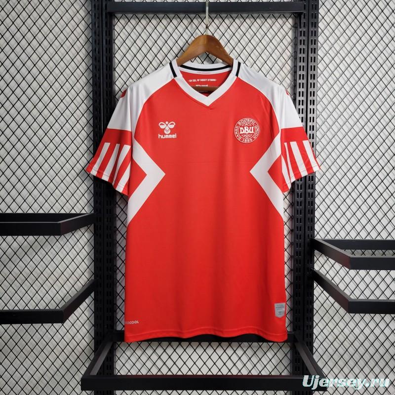 2023  Denmark Home Red Jersey