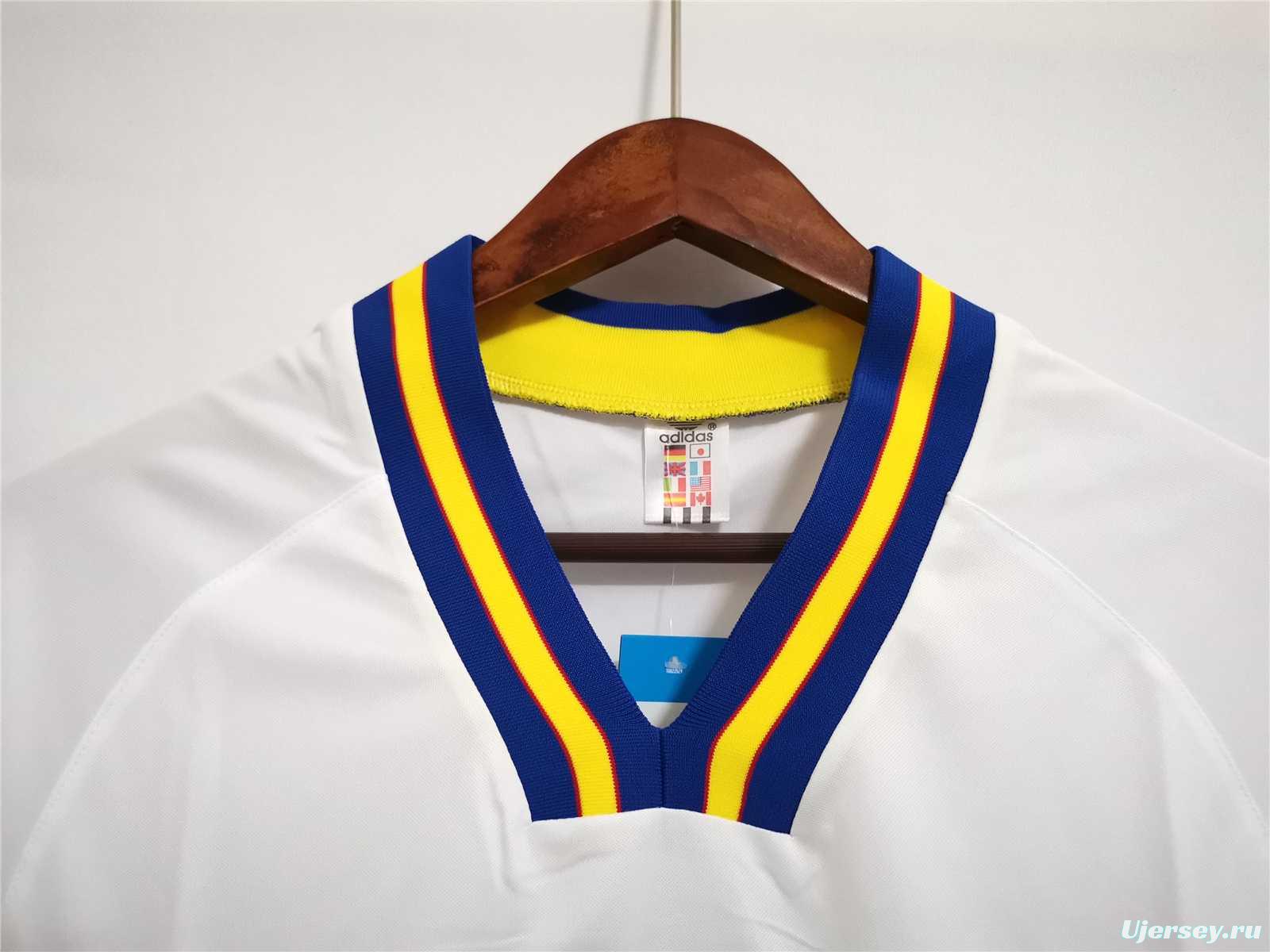 Retro 1994 Sweden Away White Jersey