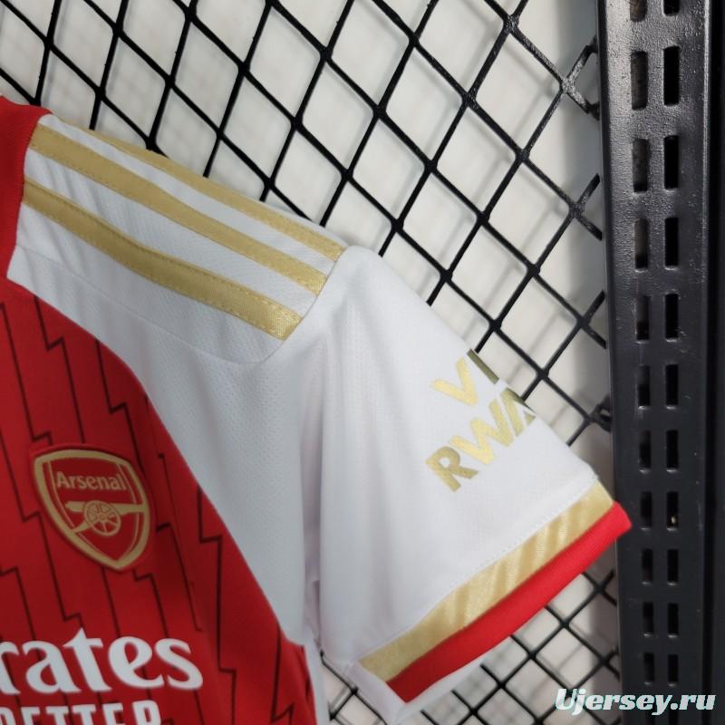 23-24 Kids Arsenal Home Jersey