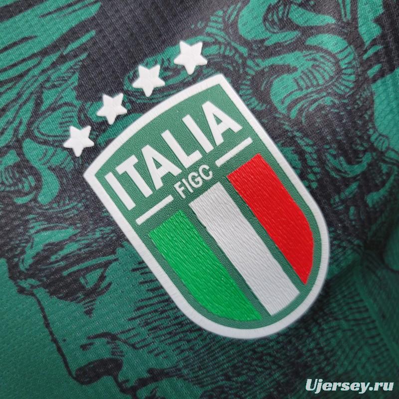 Player Version 2023 Italy Special Edition Green Jersey