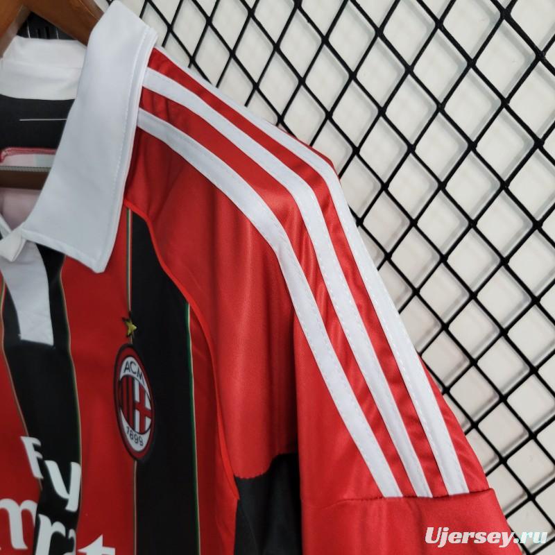 Retro 12-13 AC Milan Home Soccer Jersey