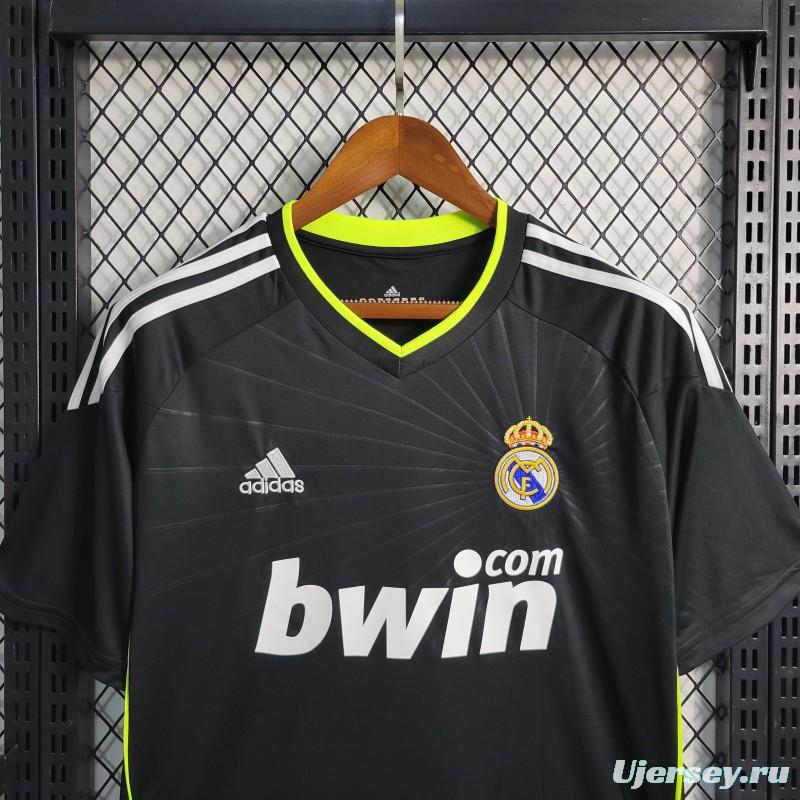 Retro 10-11 Real Madrid Away Black Soccer Jersey