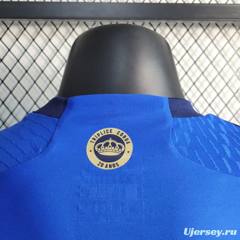 Player Version 23-24 Cruzeiro Home Soccer Jersey