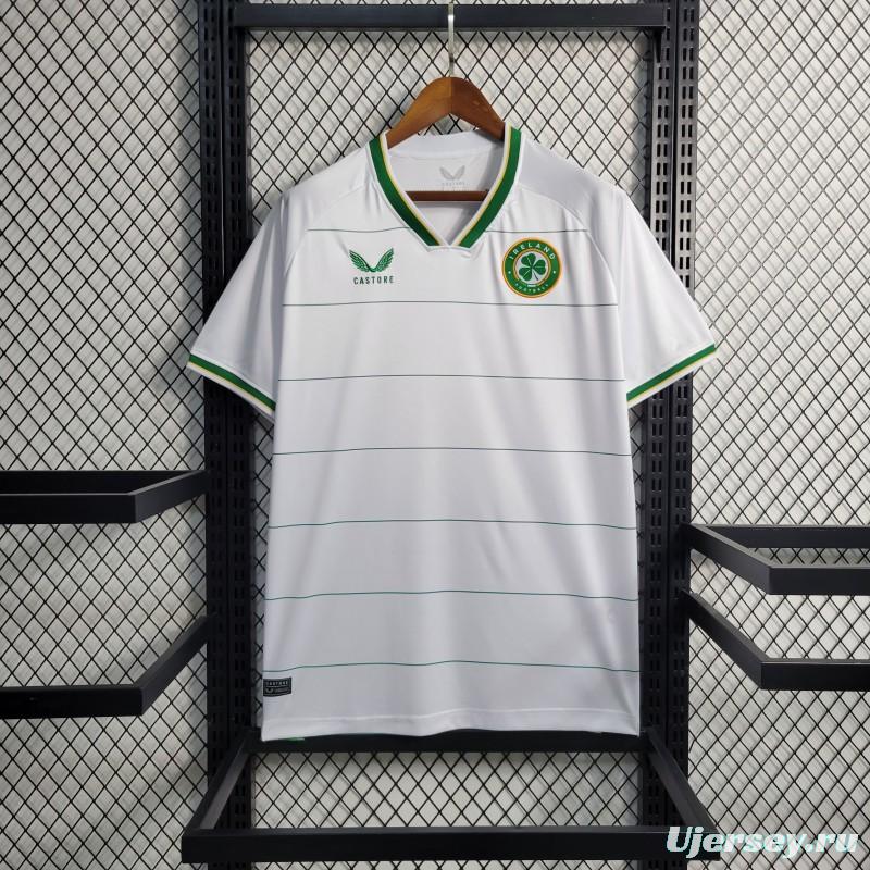 2023 Ireland Away White Soccer Jersey