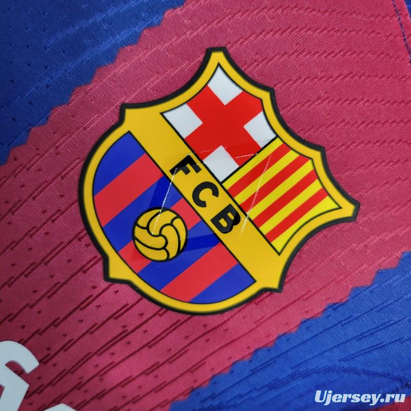 23-24 Players Barcelona Home Player Soccer Jersey