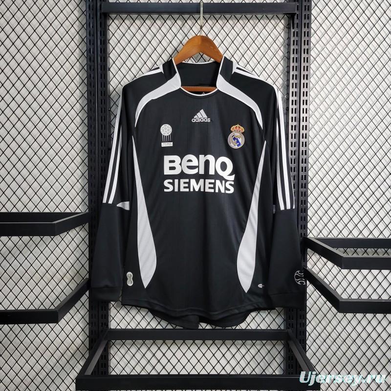 Retro 06-07 Real Madrid Third Long Sleeve Jersey