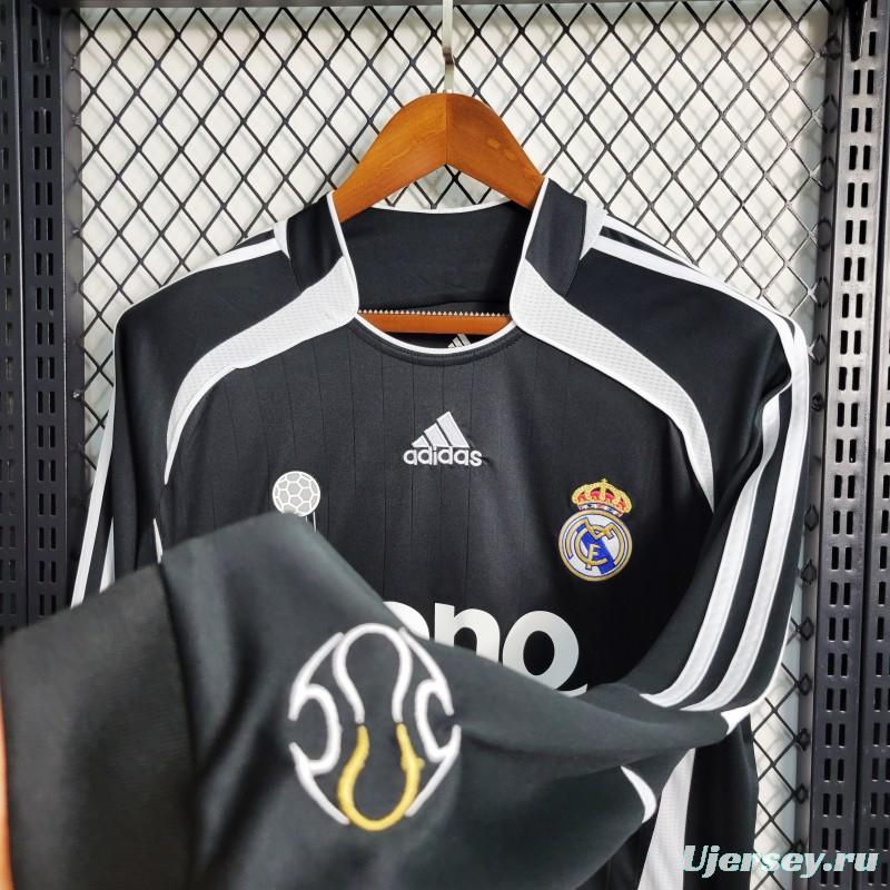 Retro 06-07 Real Madrid Third Long Sleeve Jersey