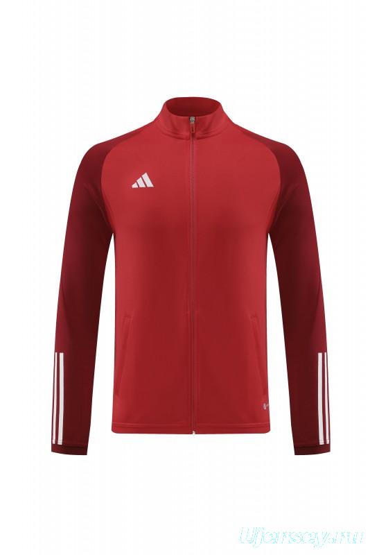 2023 Adidas Red Full Zipper Jacket +Pants