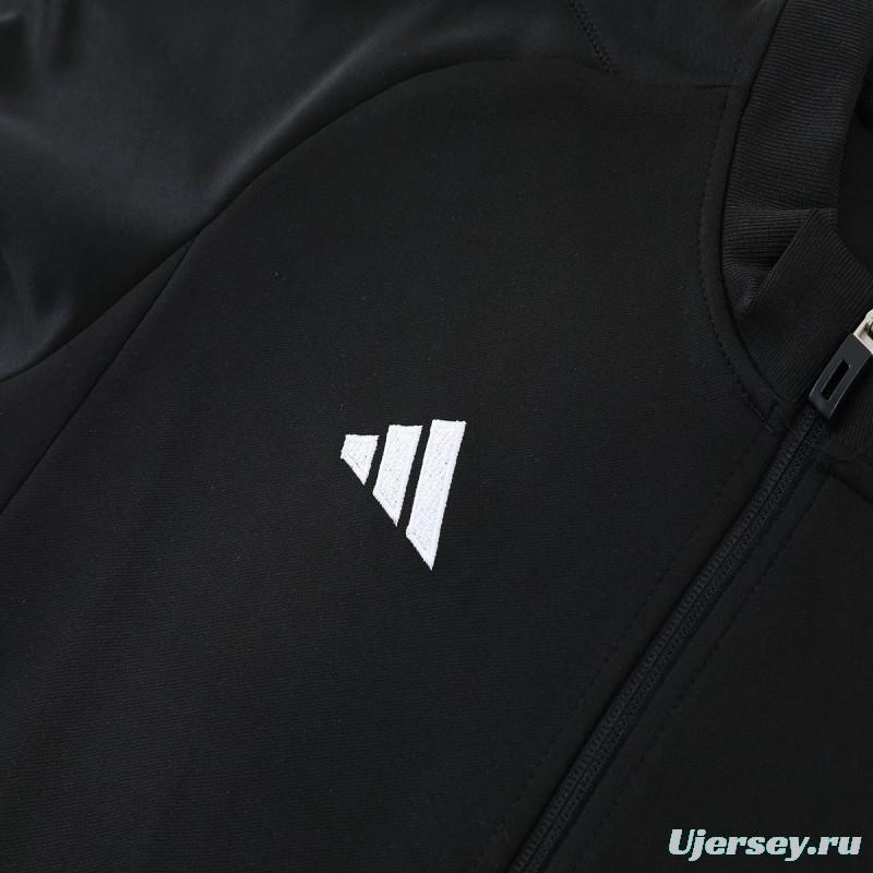 2023 Adidas Black Full Zipper Jacket +Pants