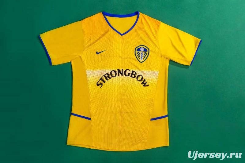 Retro 02/03 Leeds United Third Yellow Jersey