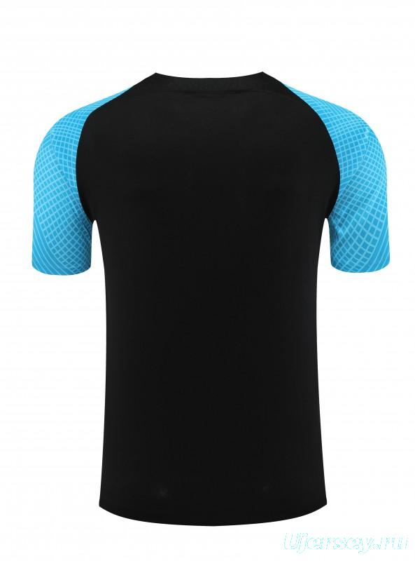 23-24 Inter Milan Black/Blue Short Sleeve+Shorts