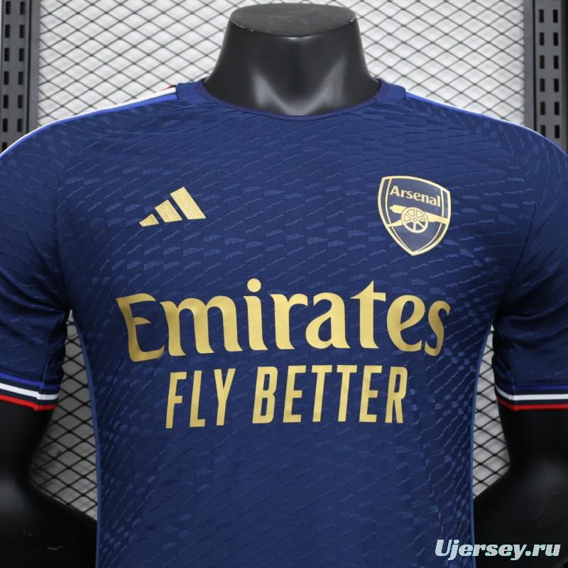 Player Version 23/24 Arsenal Away Navy Jersey