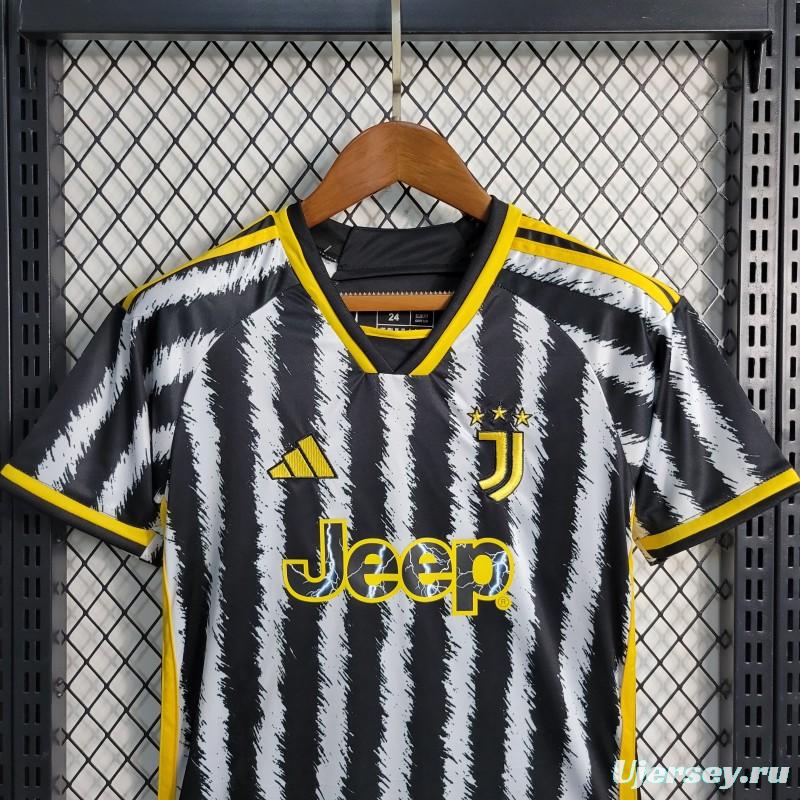 23-24 Kids Juventus Home Jersey