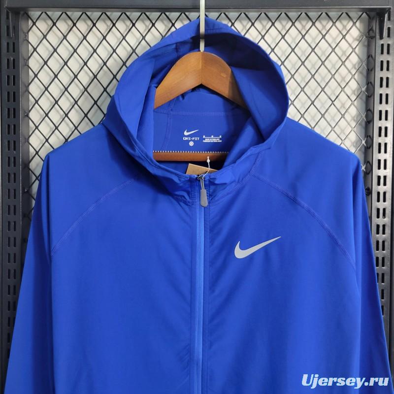 2023 Nike Blue Outdoor Sports Sunscreen Jacket