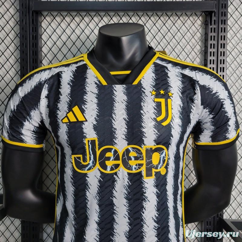 Player Version 23-24 Juventus Home Jersey