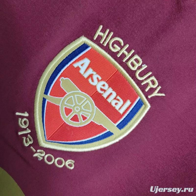 Retro 05/06 Arsenal Home Jersey