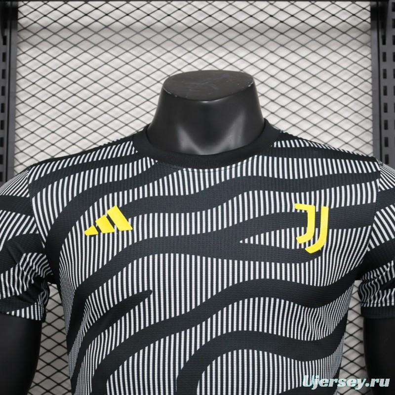 Player Version 23/24 Juventus Third Black Stripe Training Jersey