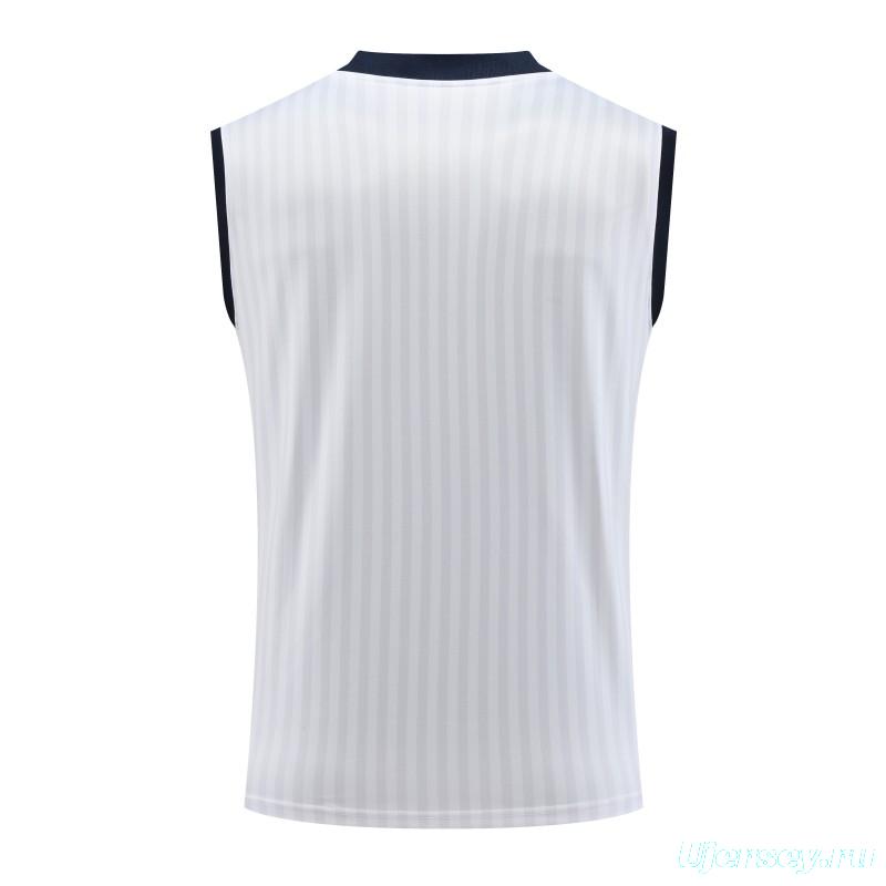 23-24 Real Madrid Remake Icon White Vest Jersey+Shorts