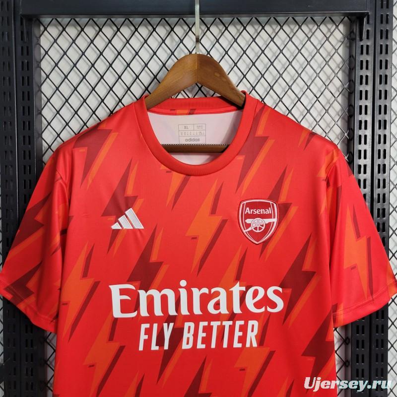 23-24 Arsenal Red Training Jersey