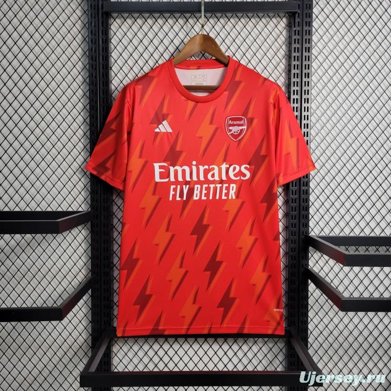 23-24 Arsenal Red Training Jersey