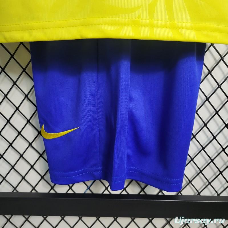 23-24 Kids Brazil Home Jersey Size 16-28