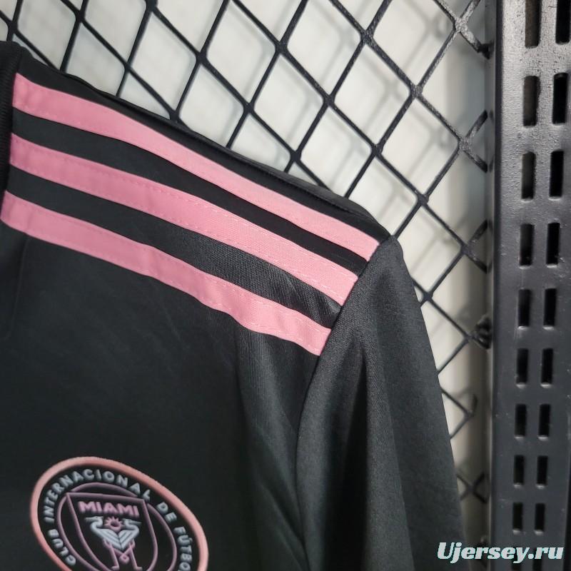 23/24 Inter Miami Away Long Sleeve Black Jersey