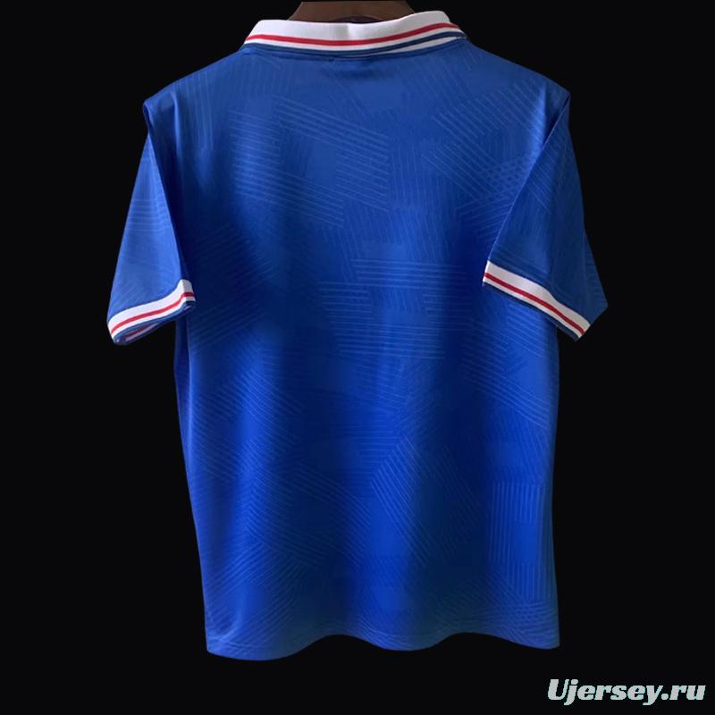 Retro 1991 Netherlands Away Blue Jersey