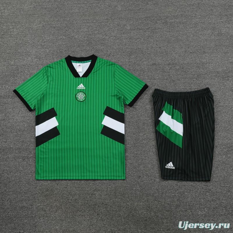 23 24 Celtic Green Remake Icon Short Sleeve+Shorts